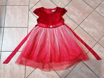 Dívčí, sváteční šaty vel. 4-6let.