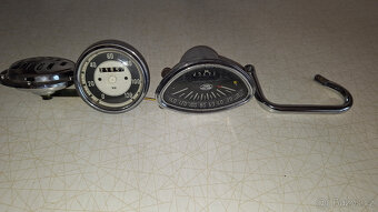 Jawa 350 blatník,rám, zadní madlo, zapalování, tachometr