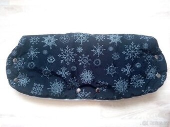 Zimní rukávník na kočárek zn. Emitex - vločky