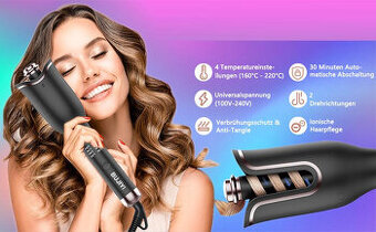 ♥️ Automatická kulma na vlasy (4 teploty, časovač) - nová ♥️