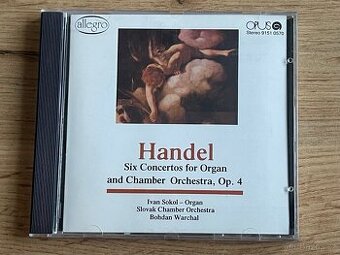 CD – Handel Six Concertos for Organ, Op. 4 (Sokol / Warchal)