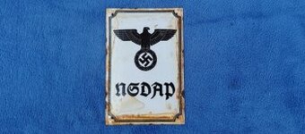 Německa cedule nsdap