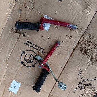 Jawa perak pedál a stupačky