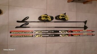 Prodám dětský  běžecký set běžky 160cm,boty Fischer 40 hůlky