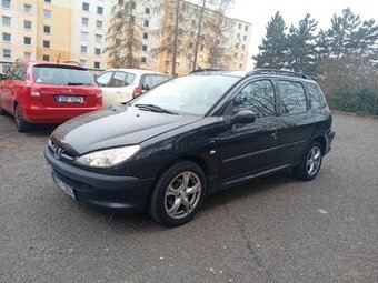 Peugeot 206 kombi sw 1.4 HDI tažné klima pěkný stav