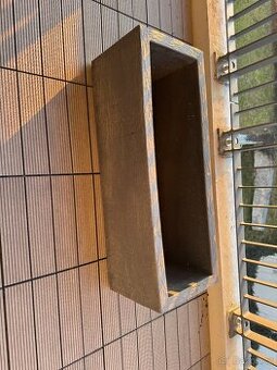 Truhlík na květiny plastový Geli Kubus 80 x 30 x 26 cm antra