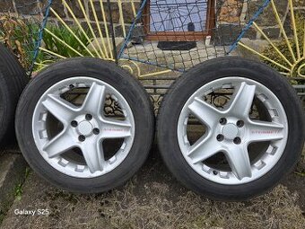 LEVNĚ ALU kola 7,5x16"pneu 205/55 r16,ET35