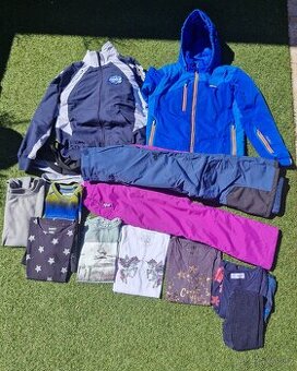 Oteplováky, bundy, trika, šaty - 146/152