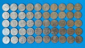 Kompletní sbírka 50x US States Quarter Dollars