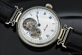 Unikátní skeletové hodinky Molnija - ruční práce