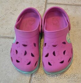 Růžové letní gumové boty k vodě, vel. 29 - 1