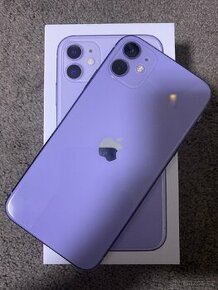 Iphone 11 fialový + Apple airpods 2gen - 1