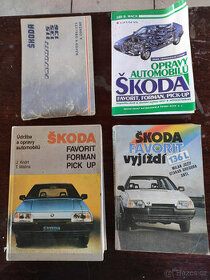 Návod k oblsuze, údržbě, katalog Škoda Favorit