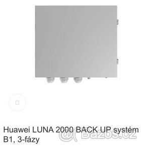 Fotovoltaika backup Huawai