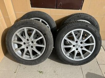 Zánovní ALU kola Aluett + letní pneu (5x108, Ford Mondeo...)