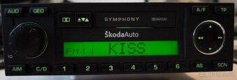 Autorádio Škoda Symphony 1U0035161C kazeta s pinem