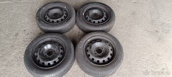 Plechové disky 4x108 r14 s gumami