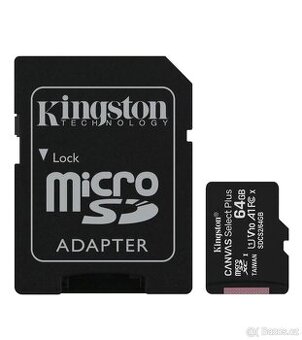 Kingston MicroSDXC 64GB Canvas Select Plus - 1