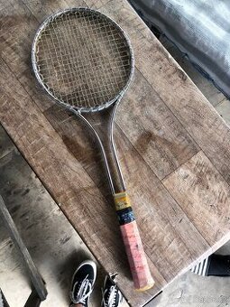 Vintage LACOSTE Steel Tennis Racket