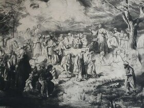 A.A. Jelínek - Kázání na hoře (velký rozměr)