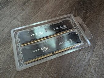 HyperX Savage DDR4 16GB (2×8GB) 2400MHz CL12 – nízká latence