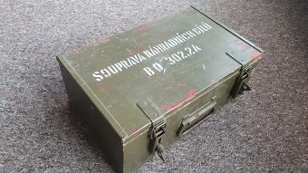 Vojenská dřevěná bedna 2x
