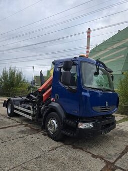 Renault Midlum 15.240 Hákový nosič kontejneru Hydraulická Ru