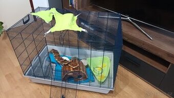 Prodám klec pro domácí mazlíčky 80x50x63 cm :) - 1