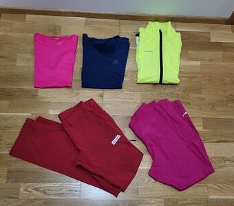 Dámská sportovní trička, kalhoty, legíny, bunda