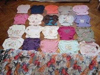 dětská trička s dlouhým rukávem - velikost 104