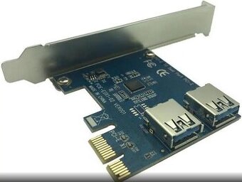 PCI-EXPRESS card to 2 usb model EUX1-02