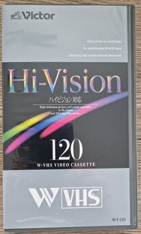Victor WT-120 kazeta W-VHS Hi-Vision Super HIFI "NOVÁ"