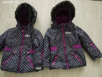 Dívčí zimní (lyžařská) bunda PiDiLiDi, vel.110 2ks