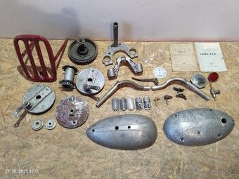 Jawa pérák FJ, Zbrojovka, Ogar 350 - díly