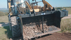 třídící lopata pro traktobágr