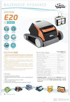 Bazenovy vysavac Dolphin E20