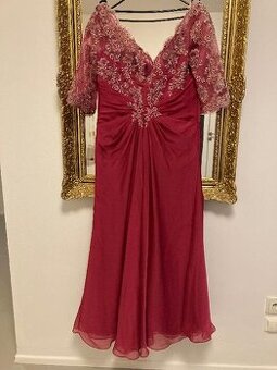 PLESOVÉ SPOLEČENSKÉ ŠATY ZN. KADARO - NOVÉ-VÝPRODEJ