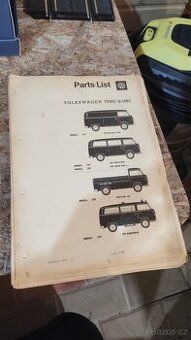Kniha - seznam dilu VW T2a - knirac