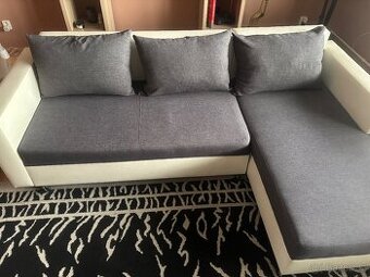 Rohová rozkládací sedačka