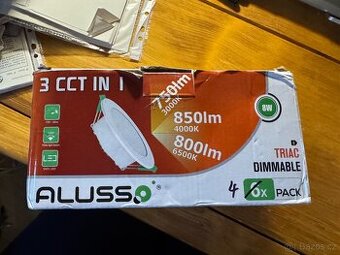 ALUSSO Vestavné LED světlo, 4ks