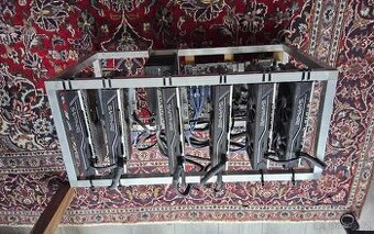 Mining rig – 6× Radeon RX 580 8GB