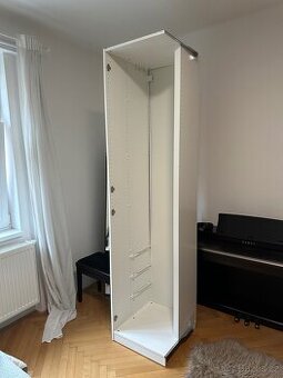 Přídavný rohový díl Ikea PAX se 4 policemi 53x58x236cm