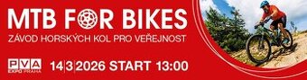 MTB For Bikes 2026  1x registrace na závod 14.3.2026