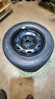 3ks plech disk + pneu 165/70 r14 5x100