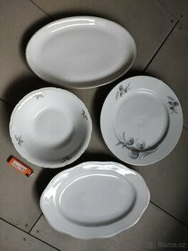 Velké talíře, mísa /na chlebíčky,  cukroví/
