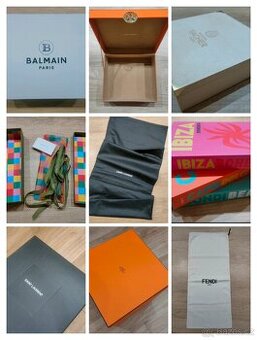 Značkové krabice a dustbagy/pytlíky