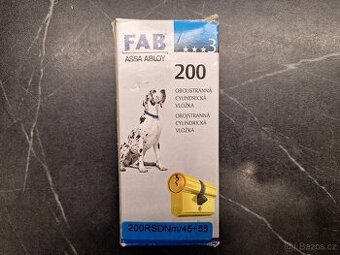 Cylindrická vložka FAB 200RSD/45+55