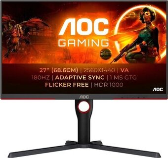 27" AOC Q27G3XMN Gaming MINI LED,záruka