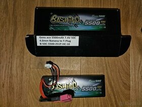 LiPo baterie - 5500mAh 7,4V 2S1P (50C) Bashing Serie