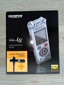 Diktafon Olympus LS-P1 Lavalier Kit + klopový mikrofon